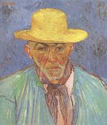 Vincent Van Gogh Portrait of Patience Escalier Shepherd in Provence (nn04) USA oil painting reproduction